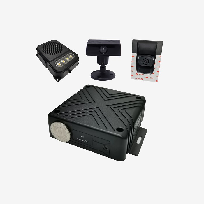 4 channel 1080P mini AI MDVR with GPS 4G WiF support ADAS DMS BSD